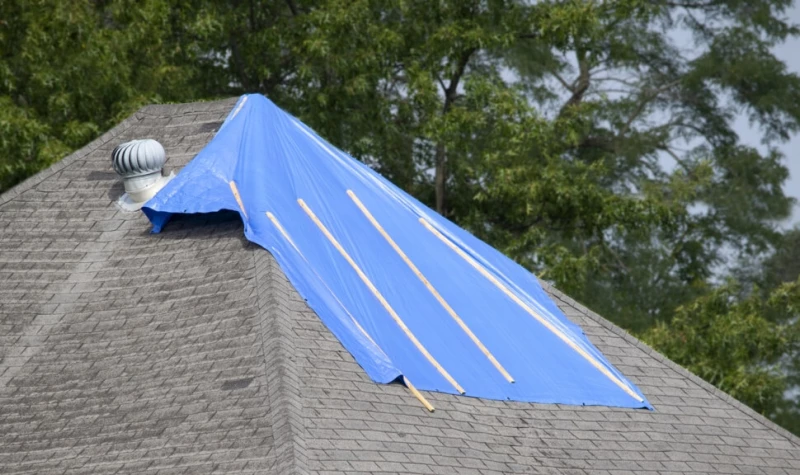 Emergency Tarping vs. Permanent Repair